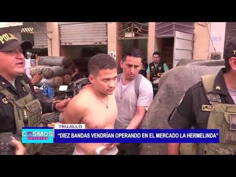 Trujillo: Delincuentes cobraban diez soles diarios a comerciantes