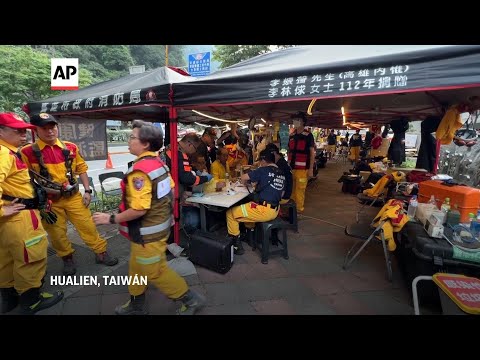 Taiwán busca a decenas de desaparecidos mientras la cifra de muertos en el sismo sube a 10