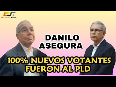 Danilo asegura 100% nuevos votantes fueron al PLD, SM, diciembre 15, 2023