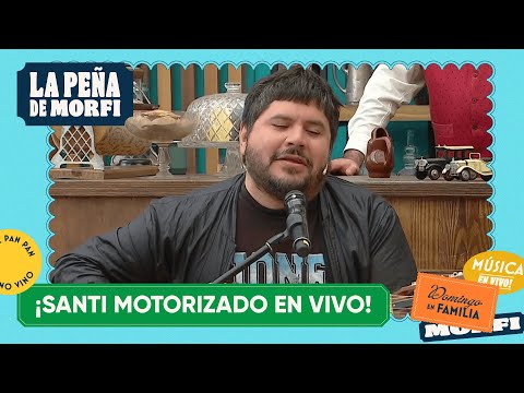 ¡Guitarreada, morfi y buena música con Santi Motorizado!  #LaPeñaDeMorfi