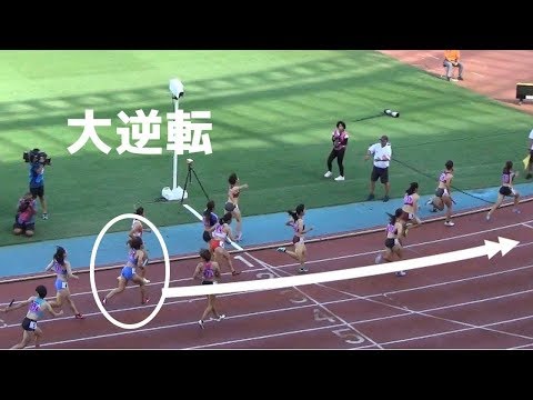 決勝 女子リレー 4x400m 日本インカレ陸上2018