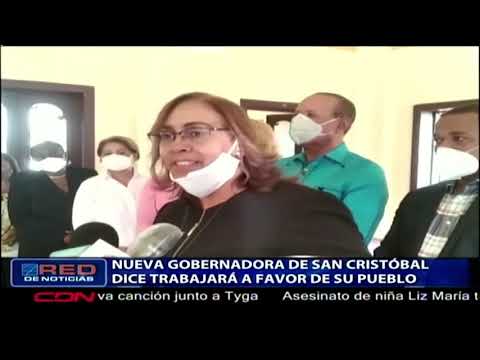 Nueva gobernadora de San Cristóbal dice trabajará a favor de su pueblo