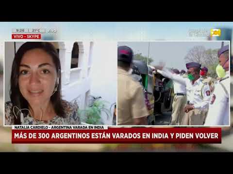 Coronavirus en la India: mas de 300 argentinos varados piden volver en Hoy Nos Toca a las Ocho