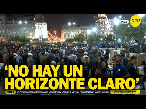 MOVILIZACIONES en LIMA: “No hay un horizonte de una situación mejor si gobierno de Castillo cae”