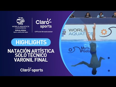 Natación artística solo técnico varonil final | Doha 2024 | 5 de febrero | Highlights