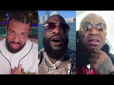 Rick Ross DISSES Birdman & Drake On Yacht In Miami CELEBRATES Champagne Moments!