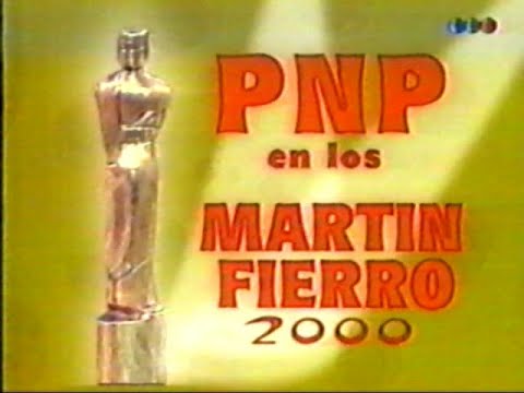 DiFilm - PNP en los Premios Martin Fierro 2000 - Enrique Llamas de Madariaga