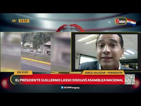 El presidente de Ecuador disolvió Asamblea Nacional