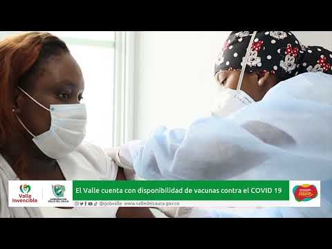 Valle, con vacunas contra el COVID de Janssen y Sinovac, se esperan Moderna y Pfizer