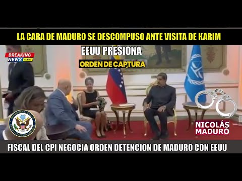 SE FORMO! Corte Penal negocia orden de captura de Maduro Karim Khan pacto con EEUU