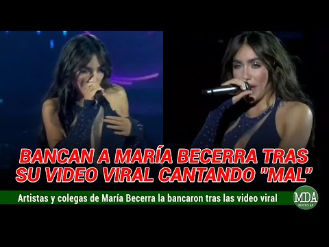 COSCU, LIL CAKE y LOLA ÍNDIGO BANCARON a MARÍA BECERRA tras el VIDEO VIRAL CANTANDO MAL
