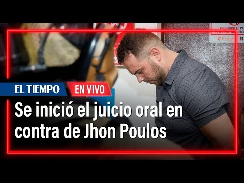 Se inició juicio oral contra Jhon Poulos, presunto asesino de DJ Valentina Trespalacios | Parte 2