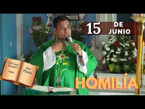 EVANGELIO DE HOY sábado 15 de junio del 2024 - Padre Arturo Cornejo