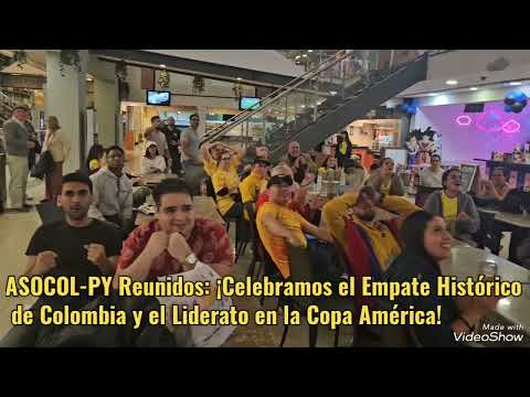 ASOCOL-PY Reunidos: ¡Celebramos el Empate Histórico de Colombia y el Liderato en la Copa América!