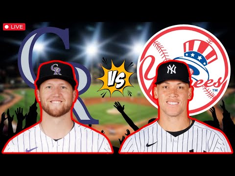 MLB EN VIVO: ROCKIES DE COLORADO vs YANKEES - Comentarios 23 agosto 2024