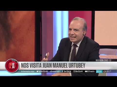 El actual precandidato a Presidente, Juan Manuel Urtubey, visitó De12a14