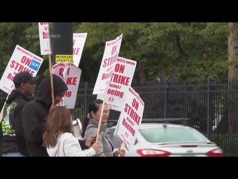 Boeing works to conserve cash as 33,000 factory workers go on strike