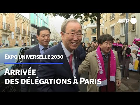 Exposition universelle 2030: arrivée des délégations au Palais des congrès d’Issy | AFP Images