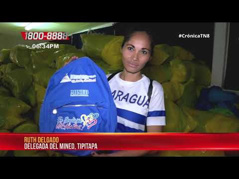 Más de 4 mil paquetes escolares para estudiantes en Tipitapa – Nicaragua