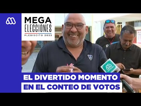 “Me esta dando sed”: El divertido momento en el conteo de votos en Maipú