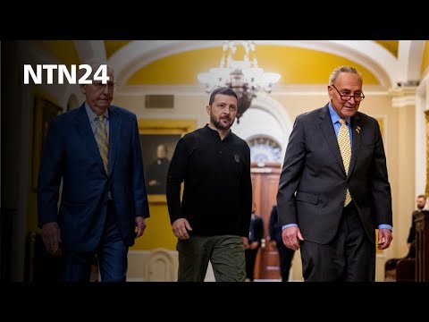 Zelenski se reunió con congresistas demócratas y republicanos antes de su encuentro con Joe Biden