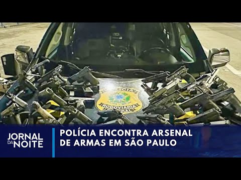 SP: polícia encontra arsenal de armas em empresa de guarda-volumes