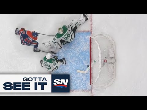 GOTTA SEE IT: Jake Oettingers Stray Stick Robs Connor McDavid Of Wide-Open Goal