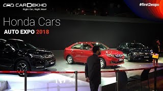 Honda at Auto Expo 2018 | #First2Expo | All The Cars | Pavillion Lineup