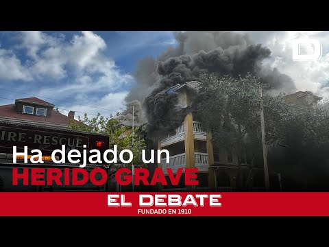 El aparatoso incendio de un edificio de Miami precedido por un tiroteo