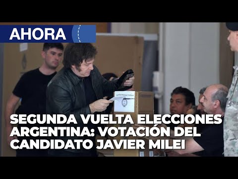 Segunda Vuelta Elecciones Argentina: Votación del candidato Javier Milei - 19Nov