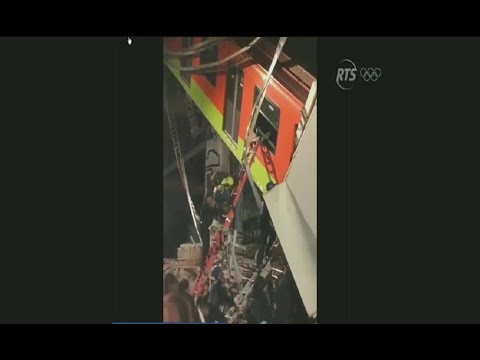 Se desplomó un tramo del Metro en Ciudad de México