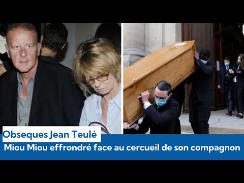 Obsèques Jean Teulé : Miou Miou s’effondre face au cercueil de son compagnon à Montmartre