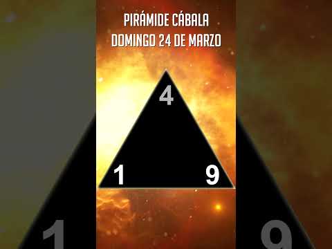 ? Pirámide Cábala para hoy Domingo 24 de Marzo de 2024 - Lotería de Panamá