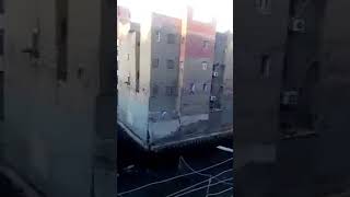 انهيار مفاجئ لمبني سكني في مصر