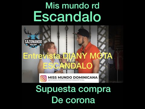 Escandalo  Supuesta Compra de corona  Miss Mundo RD supuesta alegadamente  senador franklin romero