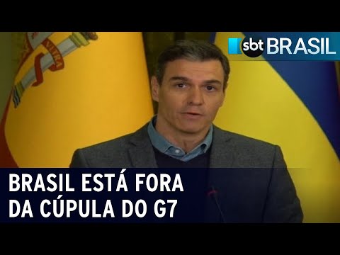 Mais uma vez, Brasil está de fora do grupo de convidados da Cúpula do G7 | SBT Brasil (02/05/22)