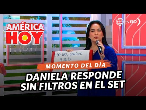 América Hoy: Daniela Darcourt responde que haría si recibe un mensaje misterioso