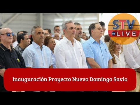 Presidente Abinader lidera inauguración del Proyecto Domingo Savio