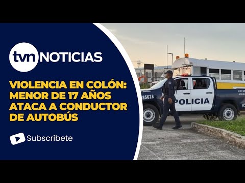 Impactante ataque en Colón: conductor herido por menor armado