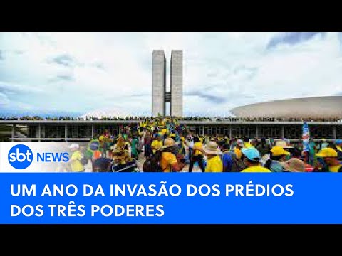 SBT News na TV: Autoridades participam hoje de um ato em defesa da democracia, em Brasília