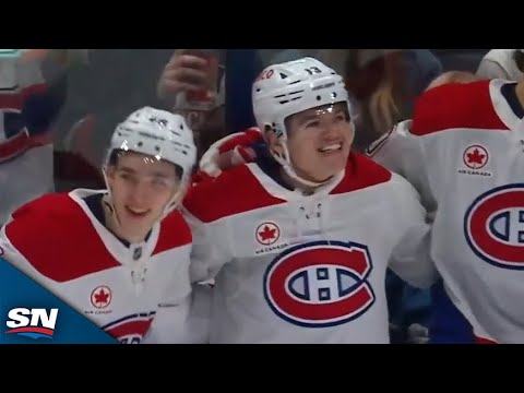 Canadiens Cole Caufield Scores His 13th Of The Season vs. Blue Jackets