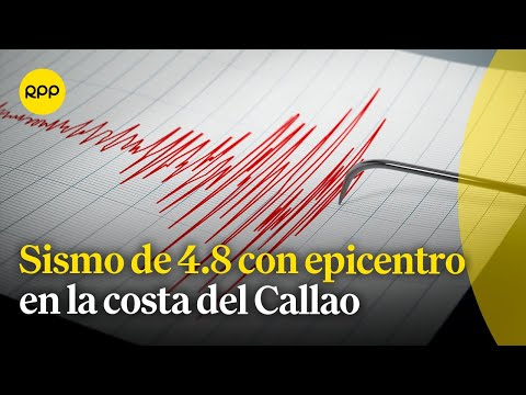 Se registró un sismo de magnitud 4.8 en el Callao