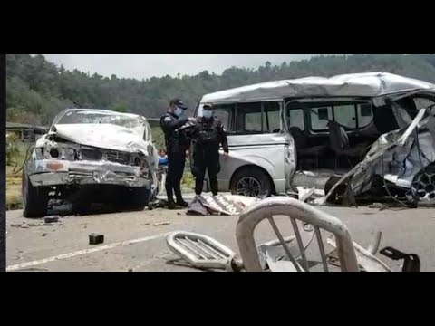 Enorme accidente de tránsito en Sololá
