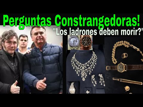 CONSTRANGEDOR! MILEI: BOLSONARO ROBÓ JOYAS? A YOUTUBER BANDIDA! A INACREDITÁVEL BARBÁRIE ARGENTINA!