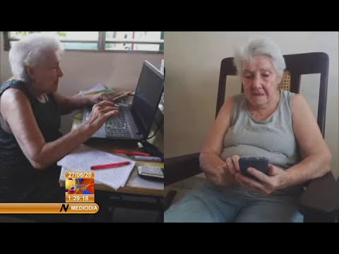 Ancianos de Cienfuegos mantienen comunicación pese a la pandemia