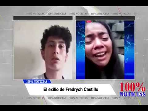 100% Entrevistas |  Fredrych Castillo: Mi casa ya era una especie de cárcel