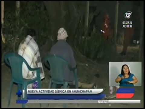 Nueva actividad sísmica en Ahuachapán