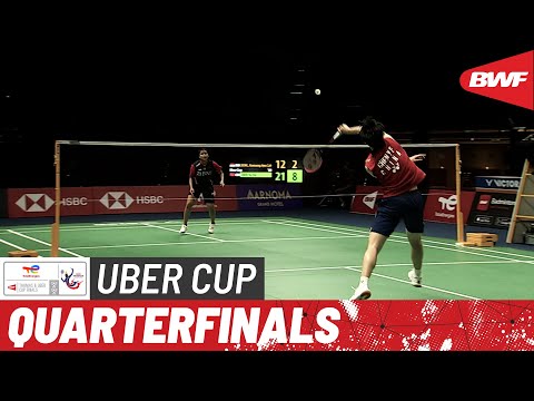 Badminton🏸 BWF Uber Cup Finals 2022 | Indonesia vs. China | Quarterfinals
