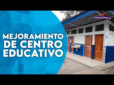 MINED inaugura obras de mejoramiento de centro educativo en comunidad de Pueblo Nuevo, Estelí