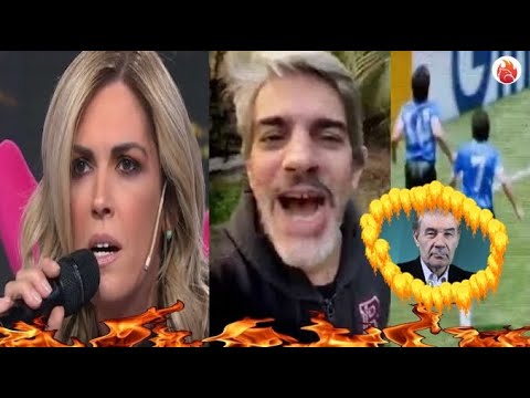 Viviana Canosa en llamas con Pablo Echarri que relato el gol de Maradona a los ingleses